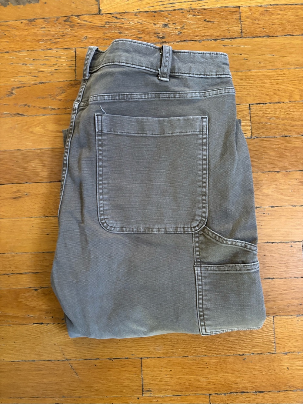 Abercrombie carpenter pants 36x32 aged